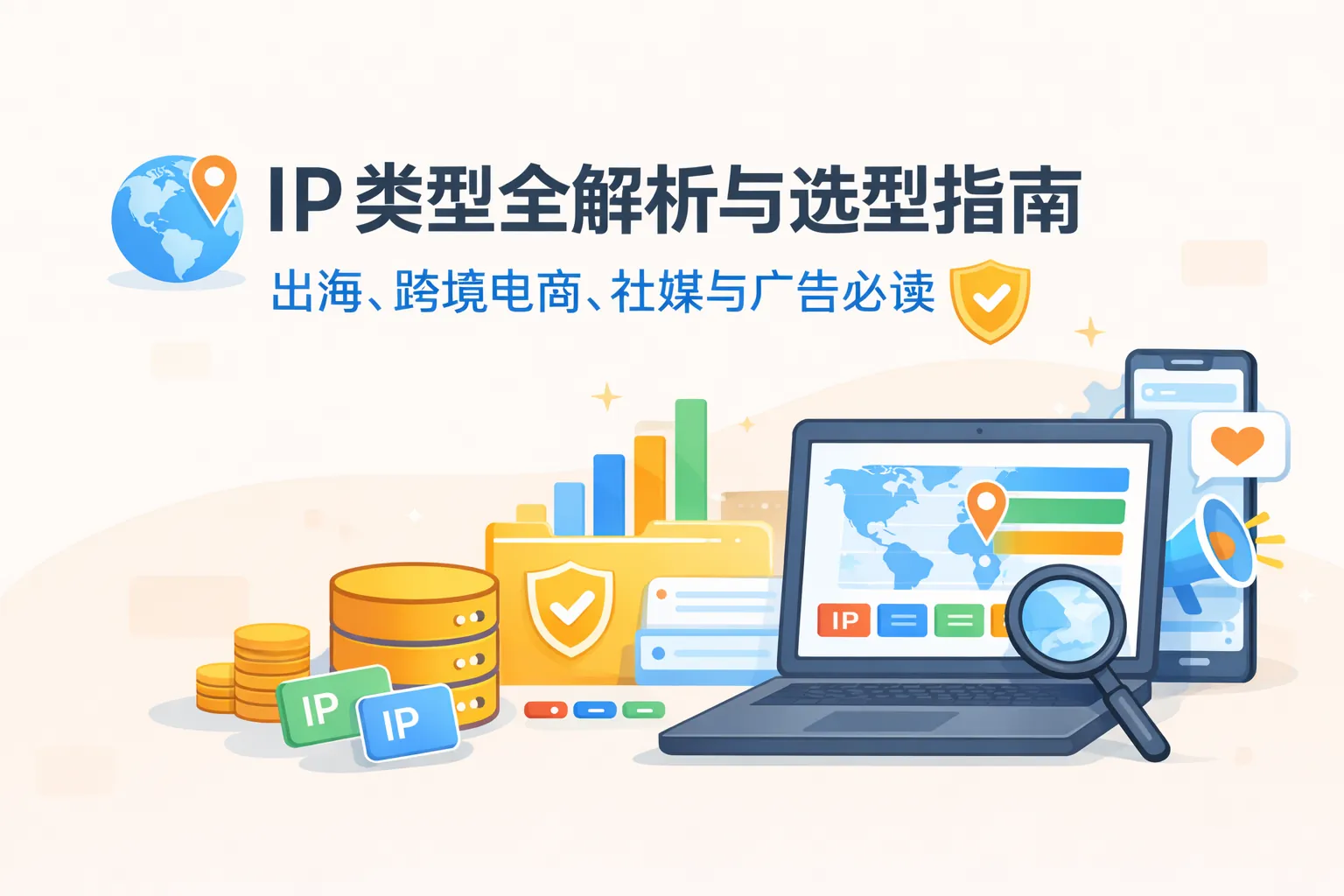 IP 类型全解析与选型指南:出海、跨境电商、社媒与广告必读